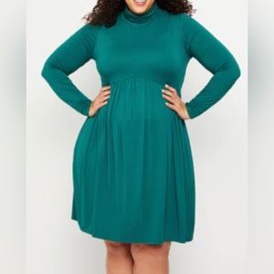 🎉 hp 🎉 NWT Motherhood Maternity Plus Size Fit and Flare Dress